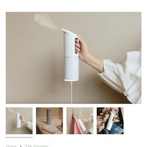 White Handheld Garment Steamer